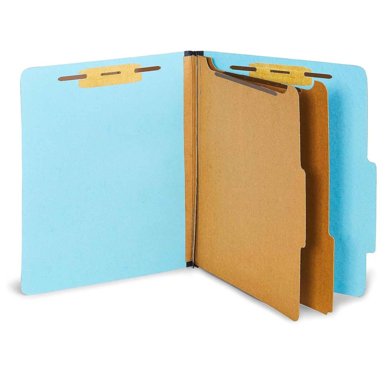 ZQRPCA 100 Recycled Pressboard Classification Folder, 2Dividers, 2.5