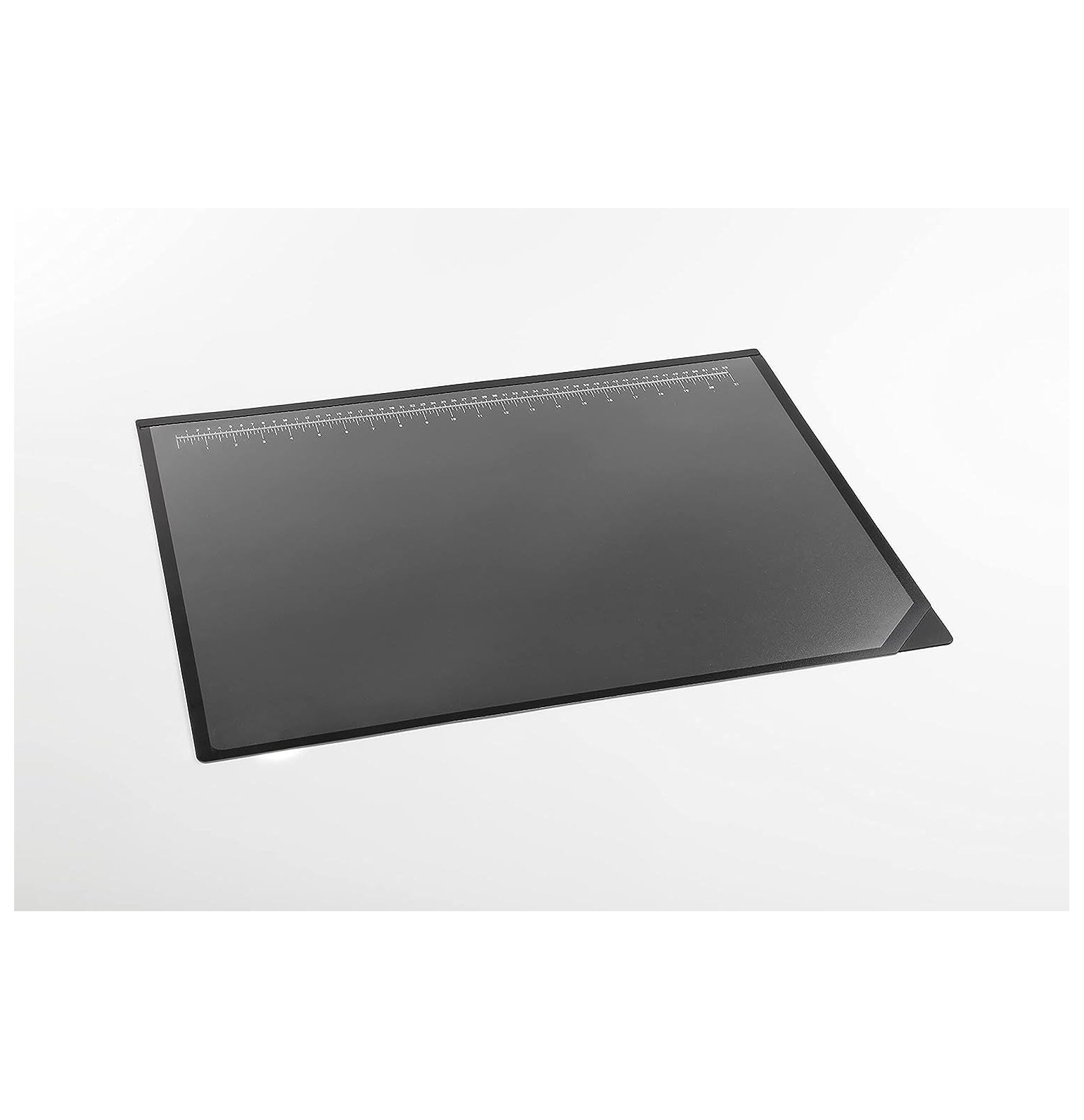 ZQRPCA 17" x 22" Pad Lifttop Desktop Organizer Desk Mat, Black/Clear