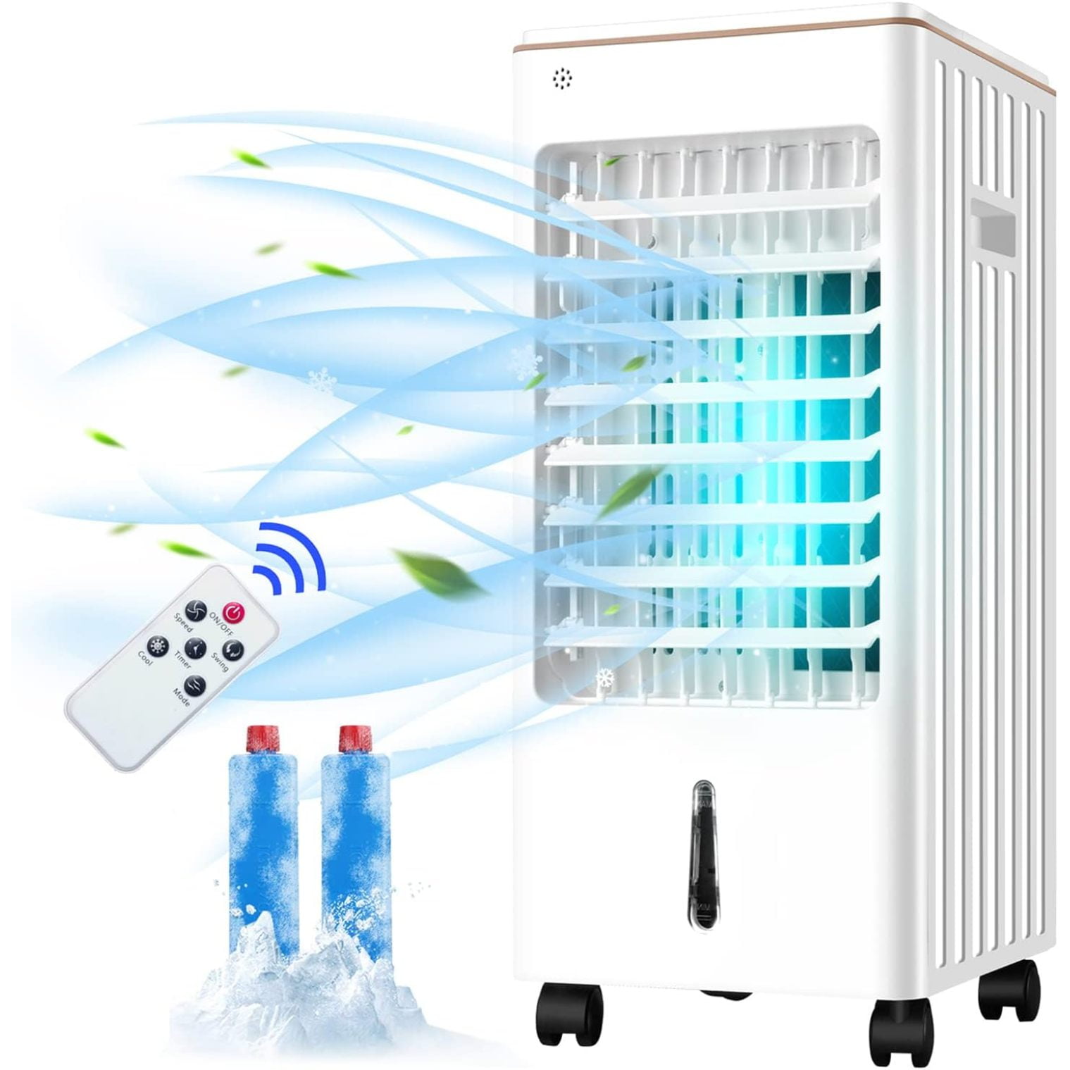 ZQRPCA 3In1 Evaporative Air Cooler Portable Air Conditioners with