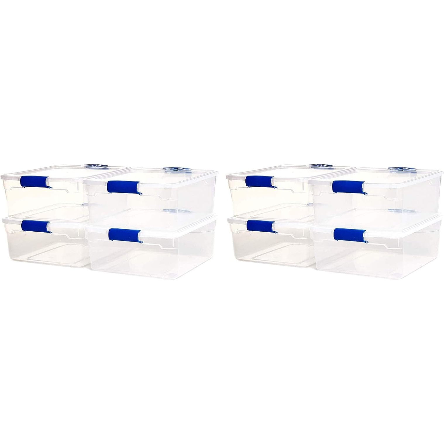 ZQRPCA Heavy Duty Modular Stackable Storage Tote Containers With zqrpca-heavy-duty-modular-stackable-storage-tote-containers-with