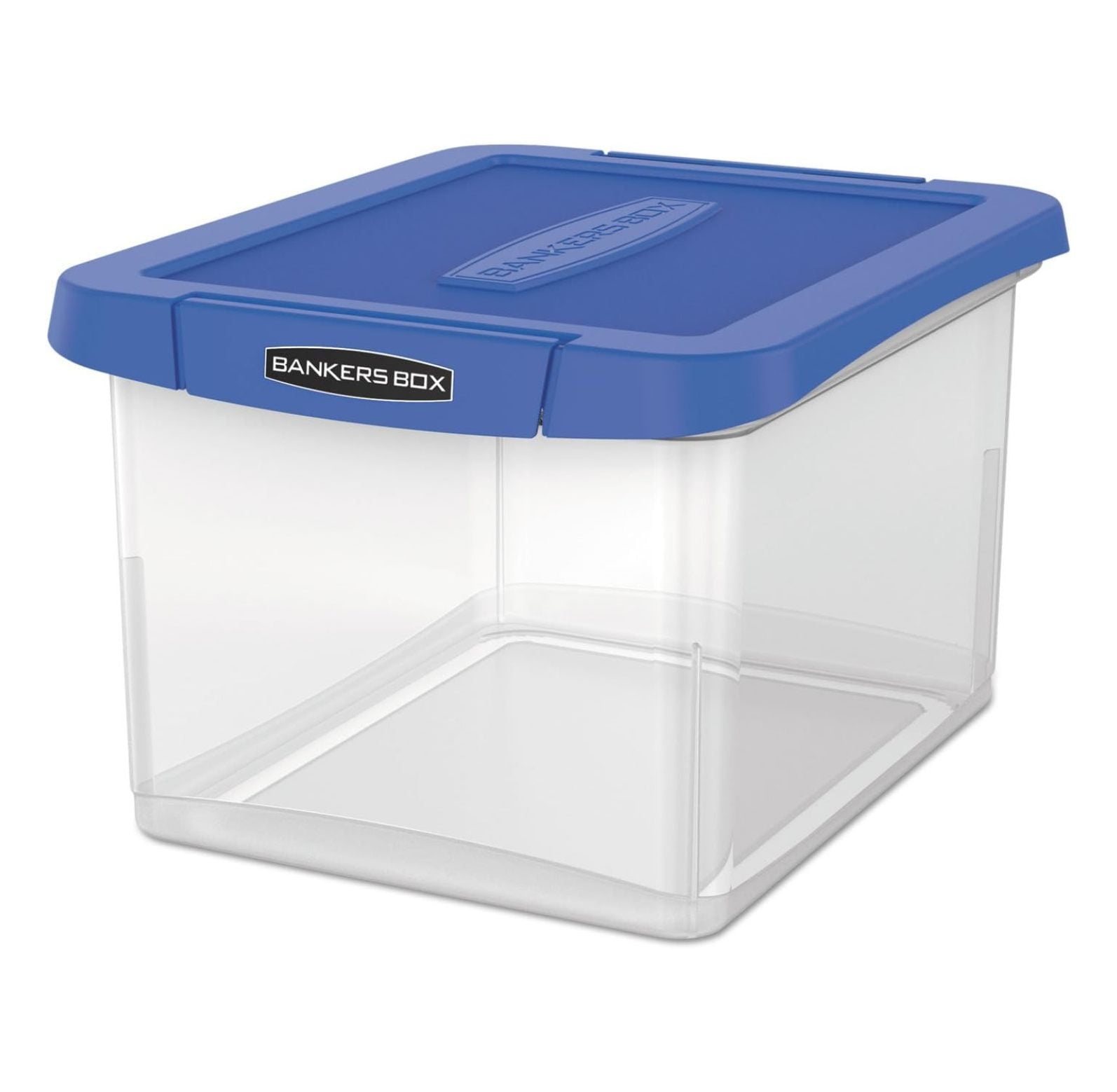 Heavy Duty Black Polypropylene Tabletop File Box