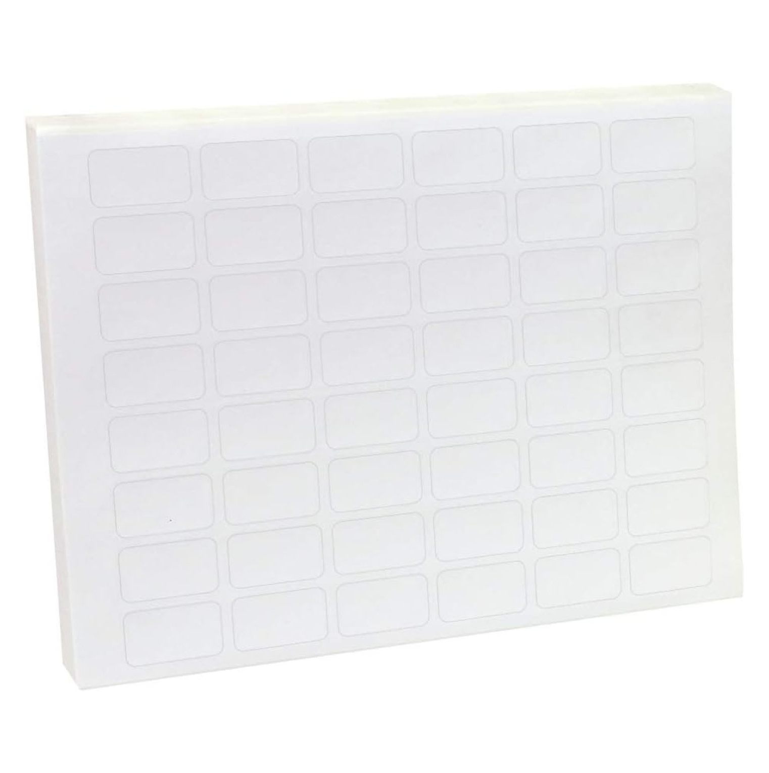 ZQRPCA Laser and Inkjet Premium Spine and Processing Labels 1 1/2in H x 7/8in W 4800/Pkg