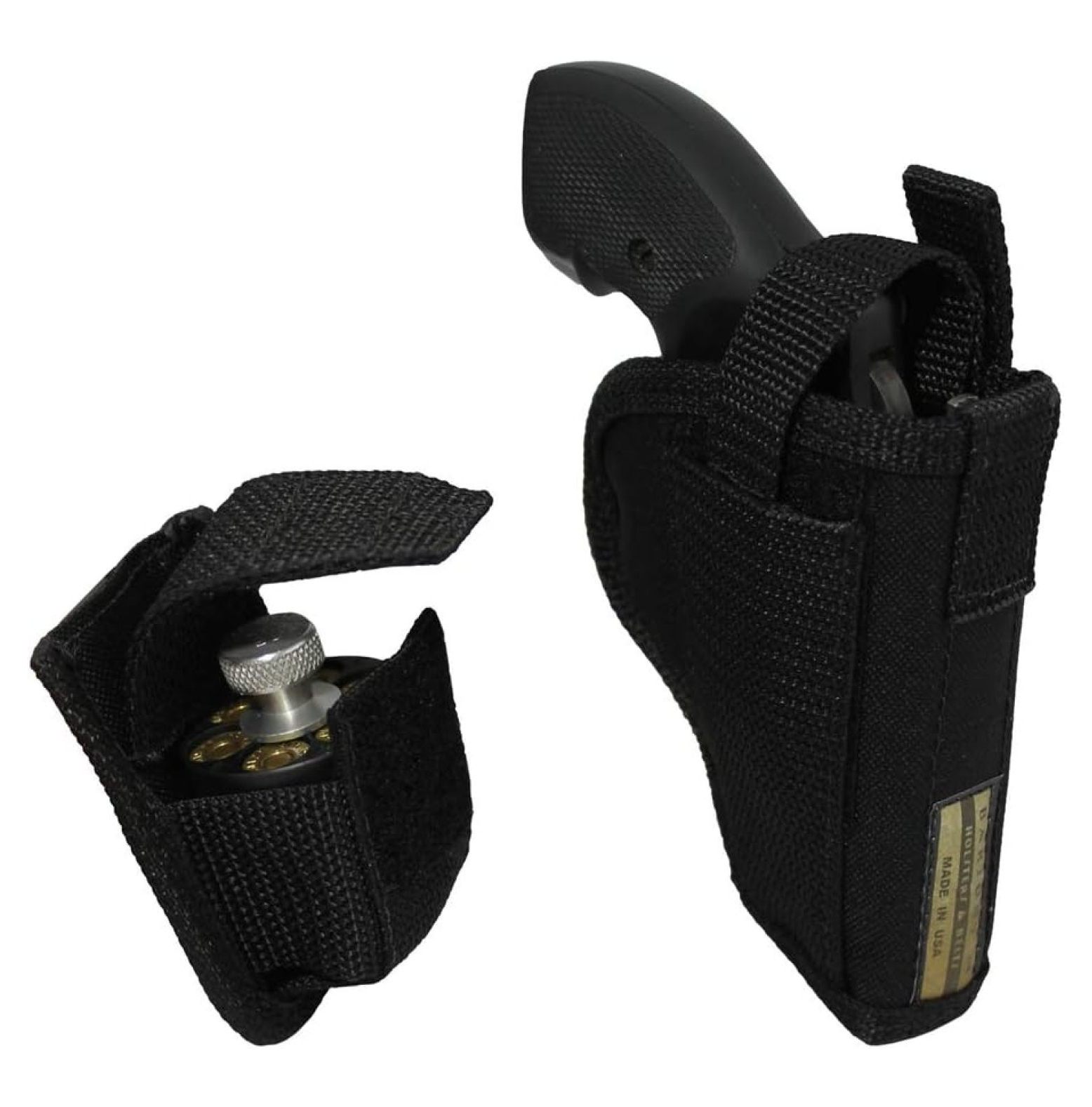 ZQRPCA New OWB Holster + SpeedLoader Pouch for 2", SnubNose .38 .357