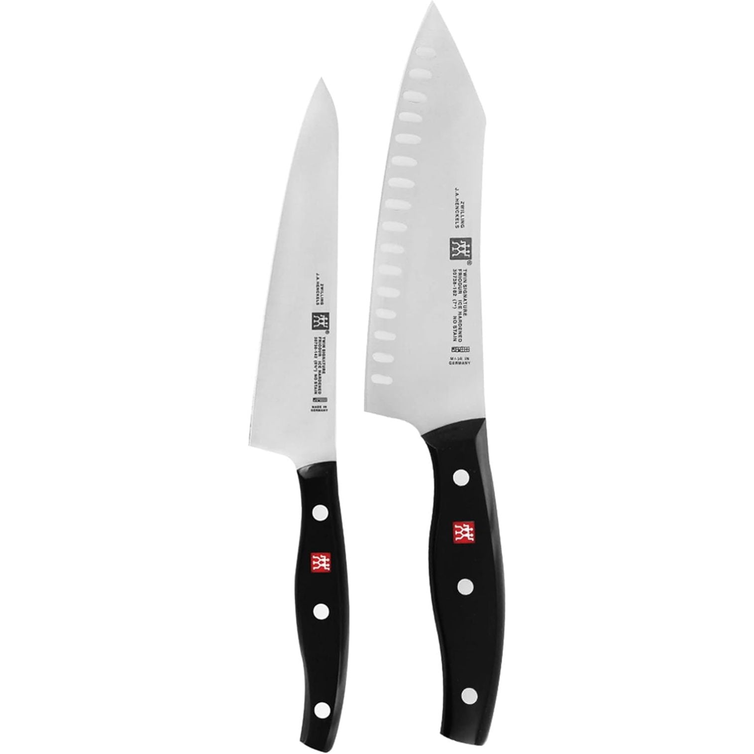 ZQRPCA Signature “Rock & Chop” 2Piece German Knife Set, Razor, Made