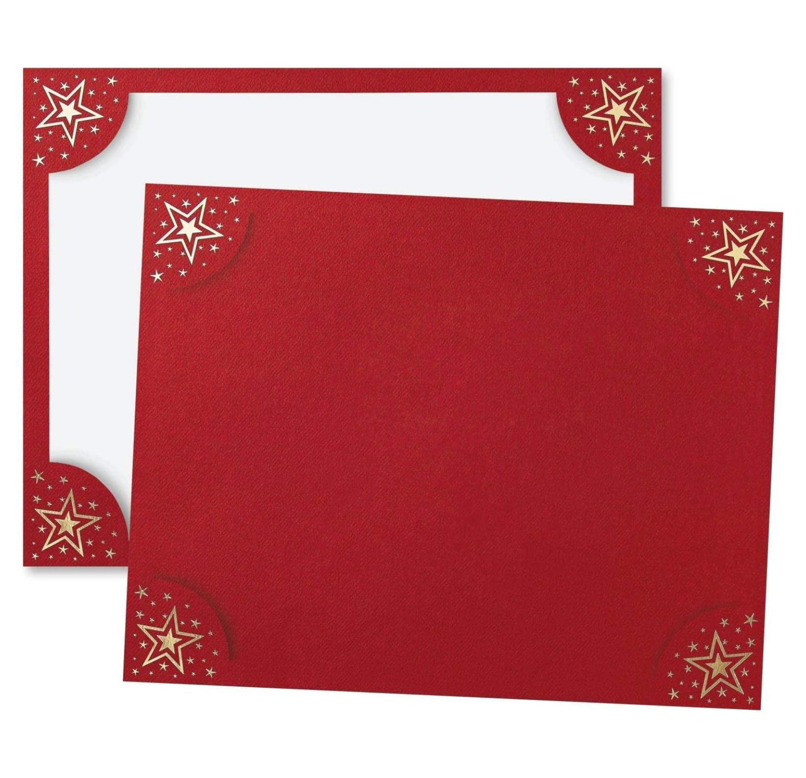 ZQRPCA Stars Certificate Folios Red 80 Lb Cover Stock 9 1 2 X 12 zqrpca-stars-certificate-folios-red-80-lb-cover-stock-9-1-2-x-12