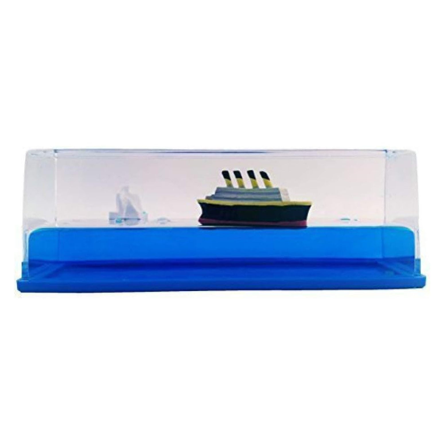 ZQRPCA Titanic Liquid Paperweight Desk Toy