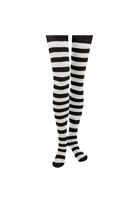Boys Girls Children Tights Socks Black White Striped Pantyhose Tights Cotton Teen Stocking Pantyhose Black