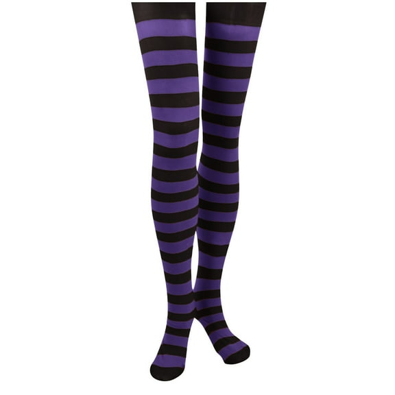 ZQUUVOU Boys Girls Children Tights Socks Black White Striped Pantyhose Tights Cotton Teen Stocking Pantyhose Purple