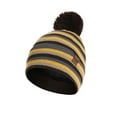 thumbnail image 1 of ZQUUVOU Children's Beanie Hat Scarf Gloves Set Fashion Winter Casual Stripe Warm Knitted Hat Scarf Gloves Set Snow Outdoor Set Coffee, 1 of 5