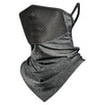 thumbnail image 1 of ZQUUVOU Cooling Neck Gaiter for Men Half Face Scarf Cover Lightweight Breathable Sun UV Protection Cycling Hiking Face Masks Dark Gray, 1 of 3