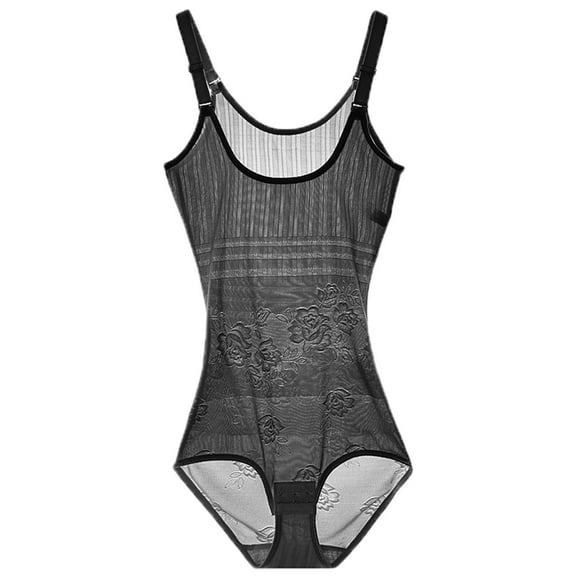 ZQUUVOU Fajas Colombianas Shapewear for Women Postpartum Tummy Control Body Shaper Butt Lifter Bodysuit Yoga Fitness Training Black