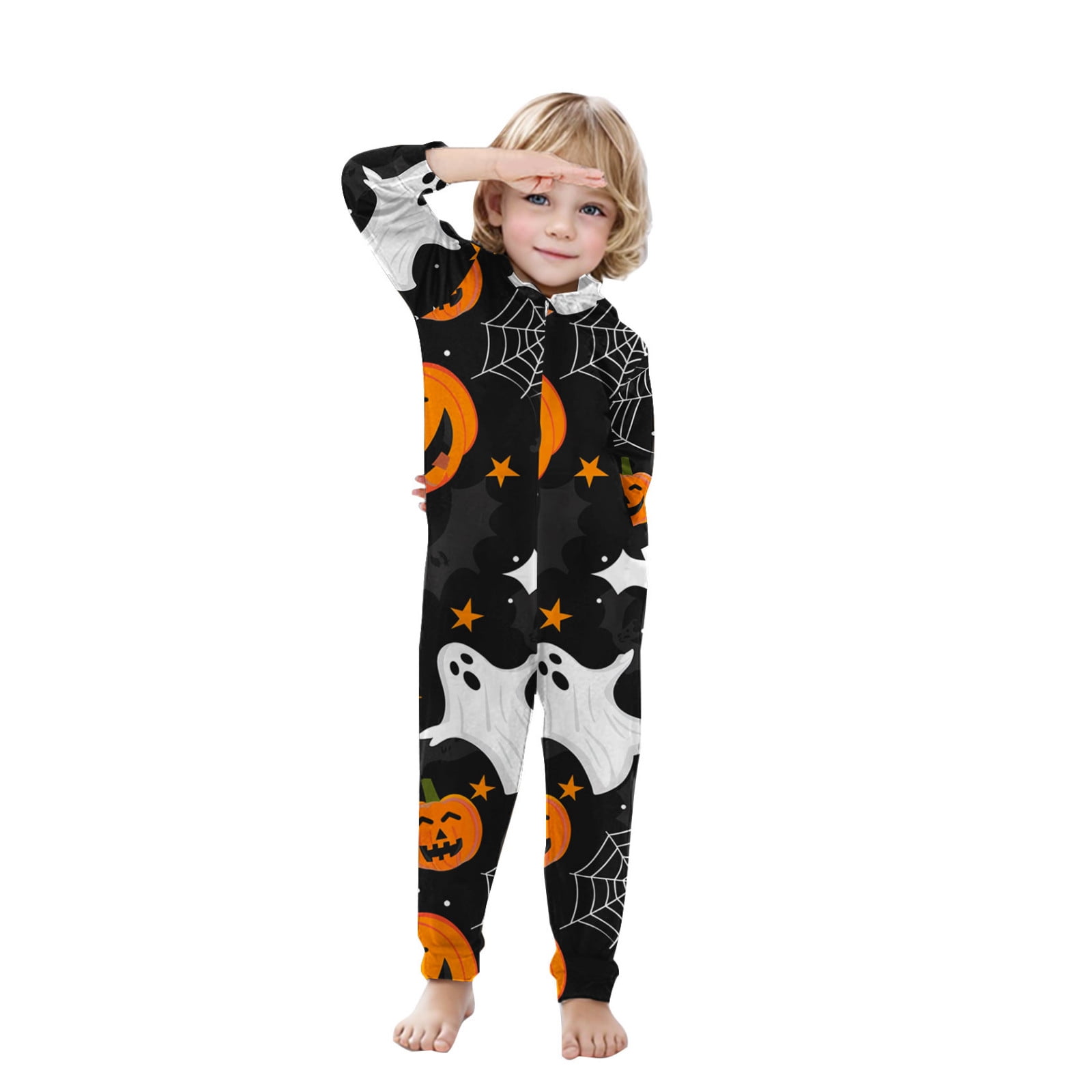 ZQUUVOU Family Matching Outfits 2024 Trendy Halloween Clothes Horror