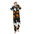 ZQUUVOU Family Matching Pajamas Halloween Hoodie Onesie Men's Cool Pjs