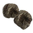 thumbnail image 1 of ZQUUVOU Faux Fur Cuff for Women Furry Arm Warmers Fluffy Cuffs Short Wrist Winter Plush Gloves Bracelet for Party Gifts Dark Gray, 1 of 5