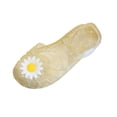 thumbnail image 1 of ZQUUVOU Girls Jelly Sandals Bow Summer Fisherman Gladiator Closed Toe Water Beach Flat Shoes for Toddler Little Kids Big Kids Yellow, 1 of 9