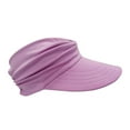 thumbnail image 1 of ZQUUVOU Kids Girls Boys Sun Visor Hats Packable Hat Cotton Sports Summer Golf Visor Hat Sunscreen Breathable Beach Hat Purple, 1 of 5