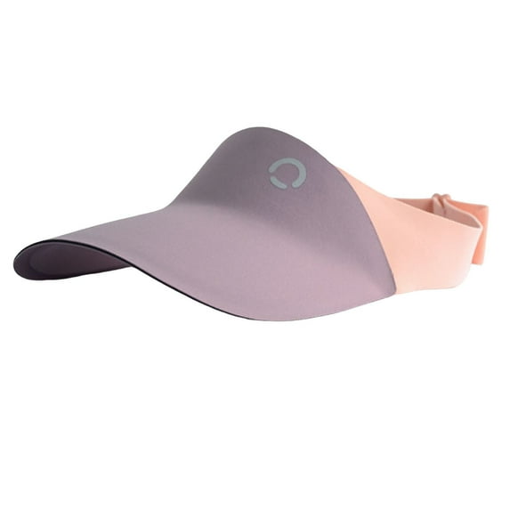 ZQUUVOU Kids Toddler Sun Visor Hats Lightweight Sports Hat Sun Hat for Girls Boys Cooling Headwear Visor for Running Outdoors Purple