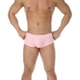 thumbnail image 1 of ZQUUVOU Men's Boxer Briefs Sequin Low Waist Night Club Underwear (Pink,M), 1 of 7