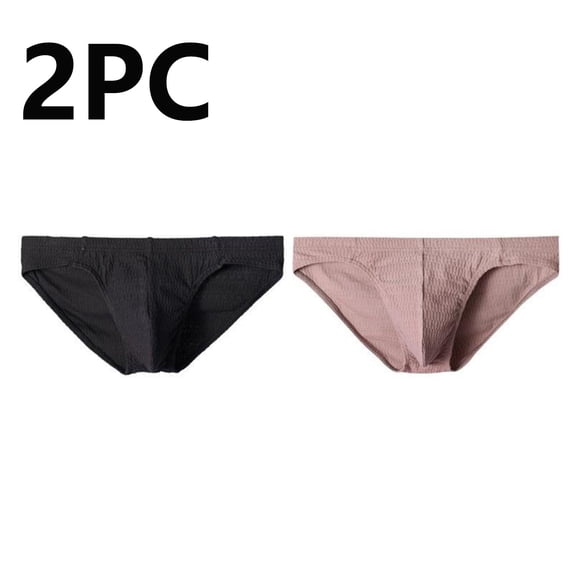 ZQUUVOU Men's Boxer Briefs Solid Color Breathable Underwear 2 Pack (Skin,L)