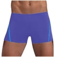 thumbnail image 1 of ZQUUVOU Men's Low Rise Swim Briefs Square Leg Tight Swim Trunks Quick Dry Lightweight High Stretch Beach Triangle Trunks Black, 1 of 7