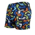 thumbnail image 1 of ZQUUVOU Men's Quick Dry Swim Trunks Low Rise Flat Front Double Layer Beach Boardshorts Above Knee Swimwear Bathing Suits Blue, 1 of 5