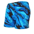 thumbnail image 1 of ZQUUVOU Men's Quick Dry Swim Trunks Low Rise Flat Front Double Layer Beach Boardshorts Above Knee Swimwear Bathing Suits Blue, 1 of 5