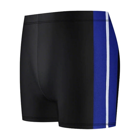 ZQUUVOU Men's Summer Jammers Swim Trunks 5 Inch with Built In Liner Quick Dry Drawstring Elastic Waist Shorts Underwear Blue