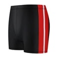 thumbnail image 1 of ZQUUVOU Men's Summer Jammers Swim Trunks 5 Inch with Built In Liner Quick Dry Drawstring Elastic Waist Shorts Underwear Red, 1 of 6