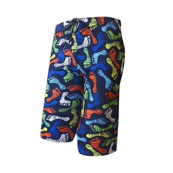 ZQUUVOU Men's Swim Trunks 5 Inch Smmer Beach Print Shorts Drawstring Elastic Waist Quick Dry Mesh Liner Breathable Swim Shorts Blue