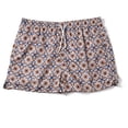 thumbnail image 1 of ZQUUVOU Men's Swim Trunks 5 Inch Summer Beach Printed Shorts with Pockets Built In Liner Drawstring Quick Dry Swim Shorts Beige, 1 of 4