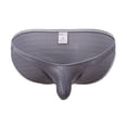 thumbnail image 1 of ZQUUVOU Men's T-Back Boxers Breathable Support Pouch Underwear (Gray,L), 1 of 3