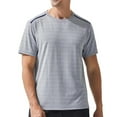 thumbnail image 1 of ZQUUVOU Men's T Shirt Solid Color Short Sleeved Crew Neck Casual Shirts (Gray,M), 1 of 9