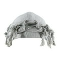 thumbnail image 1 of ZQUUVOU Men's and Women's Headwrap Satin Lined Fringe Edge Turban Twisted Vintage Brimless Towel Hat Gray, 1 of 4