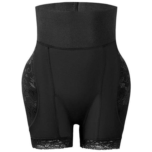 ZQUUVOU Padded Underwear for Women High Waist Butt Lifting Pants Plus Size Tummy Control Body Shaping Underwear Black C