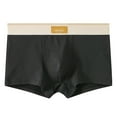 thumbnail image 1 of ZQUUVOU Plus Size Men's Boxer Briefs Cotton Breathable Comfortable Underwear (Black,L), 1 of 2