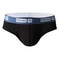 thumbnail image 1 of ZQUUVOU Plus Size Men's Briefs Mid-Rise Comfortable Breathable Underwear (Black,L), 1 of 3