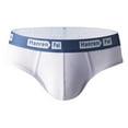 thumbnail image 1 of ZQUUVOU Plus Size Men's Briefs Mid-Rise Comfortable Breathable Underwear (White,3XL), 1 of 3