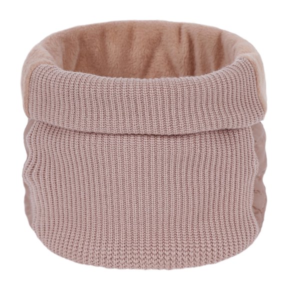 ZQUUVOU Plush Neck Warmer for Women Men Fall Winter Warm Scarf Gaitor Knitted Soft Thickened Solid Color Warm Neck Cover Khaki A