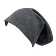 thumbnail image 1 of ZQUUVOU Slouchy Beanie Hat for Adult Candy Colored Beanie Hat Sports Street Hip-hop Casual Hat Men and Women Sluch Knit Hat Dark Gray, 1 of 3