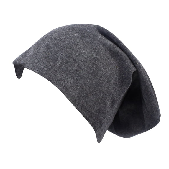 ZQUUVOU Slouchy Beanie Hat for Adult Candy Colored Beanie Hat Sports Street Hip-hop Casual Hat Men and Women Sluch Knit Hat Dark Gray