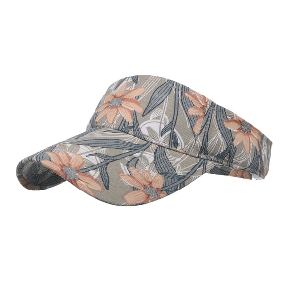 ZQUUVOU Sports Sun Visor Hats for Men Women Printed Adjustable Lightweight Packable Cooling Empty Top Visor Hat Tennis Golf Multicolor