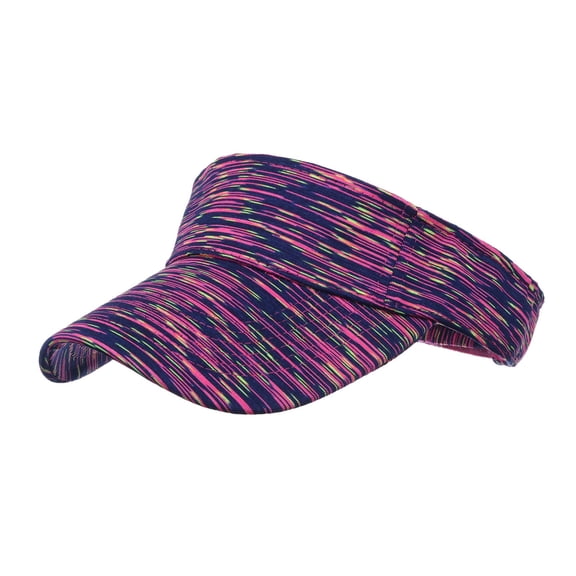 ZQUUVOU Sports Sun Visor Hats for Men Women Printed Adjustable Lightweight Packable Cooling Empty Top Visor Hat Tennis Golf Purple
