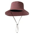 thumbnail image 1 of ZQUUVOU Sun Hat for Men Women Fishing Hat Unisex Adjustable Breathable Wide Brim Hiking Waterproof Windproof Outdoor Camping Sun Hat Hot Pink, 1 of 4