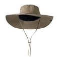 thumbnail image 1 of ZQUUVOU Sun Hat for Men Women Fishing Hat Unisex Adjustable Sun Protection Hiking Waterproof Windproof Outdoor Camping Sun Hat Khaki, 1 of 5