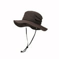 thumbnail image 1 of ZQUUVOU Sun Hat for Men Women Waterproof Quick Dry Bucket Hats Solid Color Packable Foldable Rain Sun Hat Lightweight Hiking Hat Coffee, 1 of 4