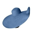 thumbnail image 1 of ZQUUVOU Sun Hat for Women's Oversized Brimmed Hat Foldable Vacation Beach Hat Large Sun Protection And Shading Hat Sky Blue, 1 of 5