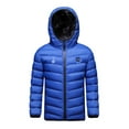 thumbnail image 1 of ZQUUVOU Todder kids Boys Girls Winter Usb Electric Heated Jacket Hooded Jacket Coat Body Warmer Coat Black, 1 of 6