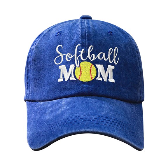 ZQUUVOU Unisex Cotton Baseball Cap Sport Breathable Embroidered Sweatband Adjustable Training Hip Hop Sun Hat Blue