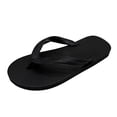 thumbnail image 1 of ZQUUVOU Unisex Flip Flops Rubber Non Slip Indoor Outdoor Spring Summer Beach Casual Comfortable Toe Post Sandals Black, 1 of 6