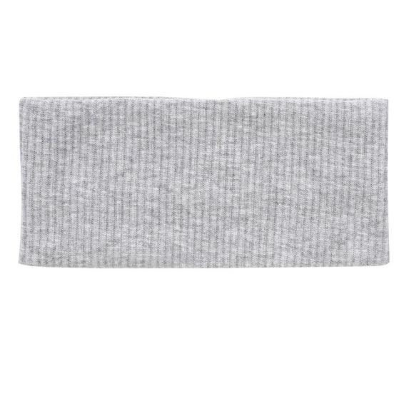 ZQUUVOU Unisex Wide Headband Stretch Headband Boho Head Bands Women Hair Band Turban Workout Hairband Accessories Gray